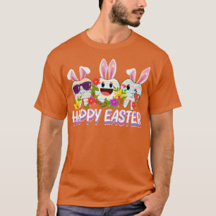 Camiseta Dentista Feliz Día de Pascua 0 Diente Conejo A