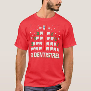 Camiseta Dentista gracioso Árbol de Navidad Dentistree