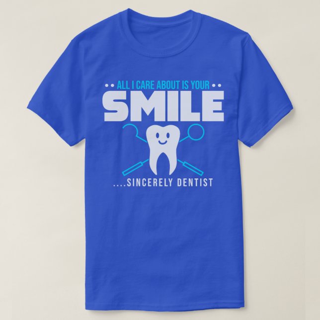 Camiseta Dentista gracioso diciendo (Diseño del anverso)