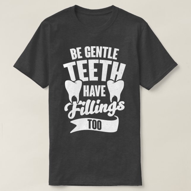 Camiseta Dentista gracioso trabajo Dental Higienist Assista (Diseño del anverso)