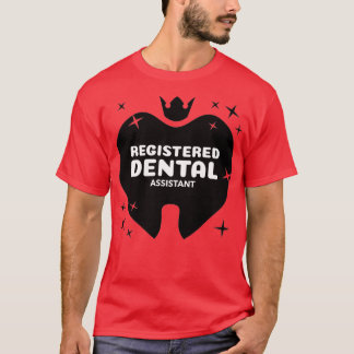Camiseta Dentista higiénico asistente dental registrado