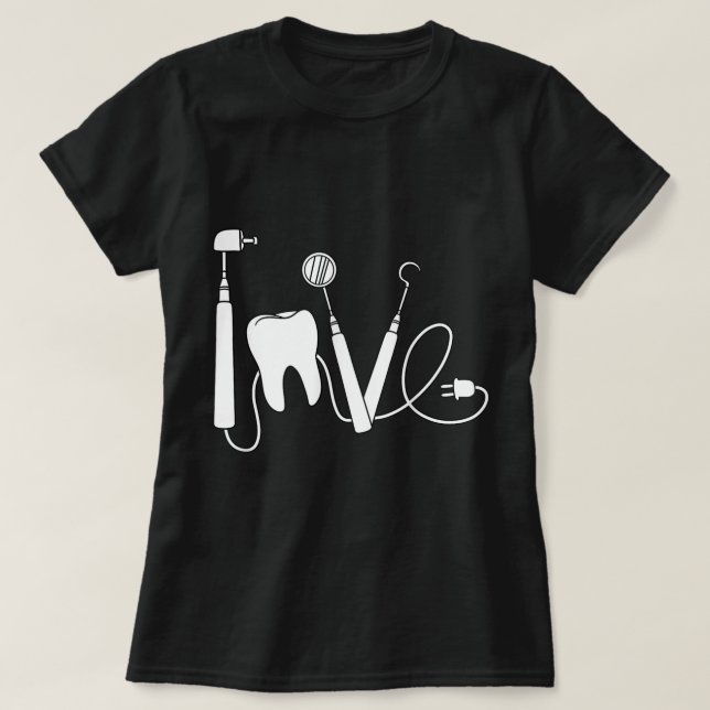 Camiseta Dentista Médica Boca Odontología Higiene Oral Dent (Diseño del anverso)