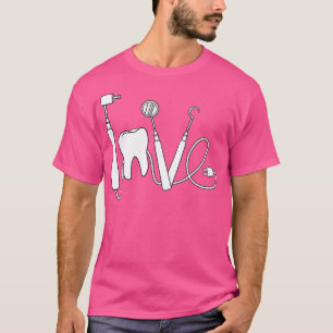 Camiseta Dentista Médica Boca Odontología Higiene Oral Dent