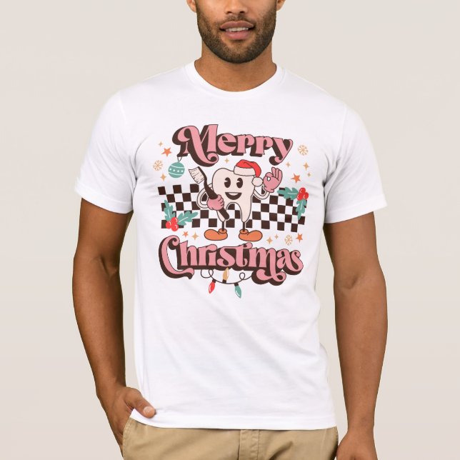 Camiseta Dentista navideño (Anverso)