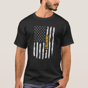 Camiseta Dentista Orgulloso Carrera Positiva Vintage Americ