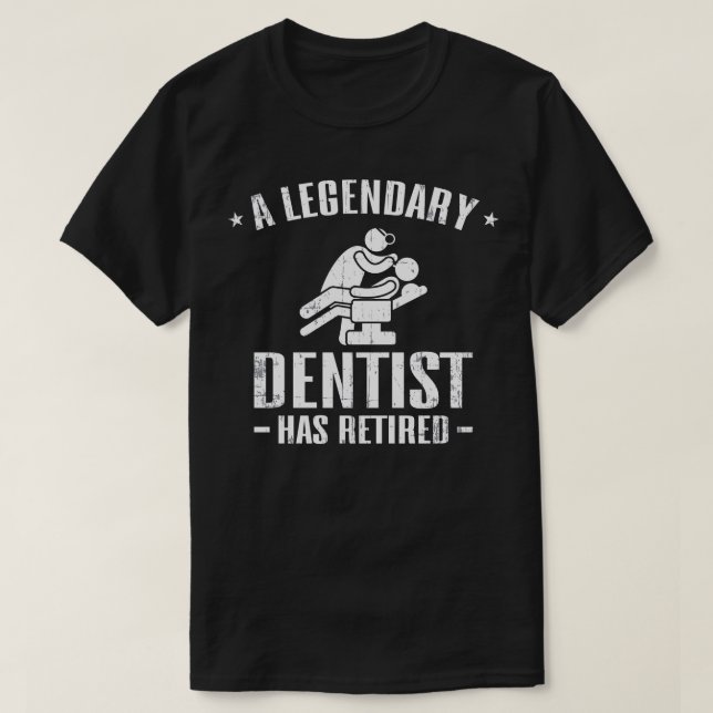 Camiseta Dentista retirado (Diseño del anverso)