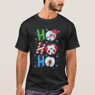 Camiseta Dentista Xmas Ho Ho Ho Ho Ho Ho Dientes Médica Est