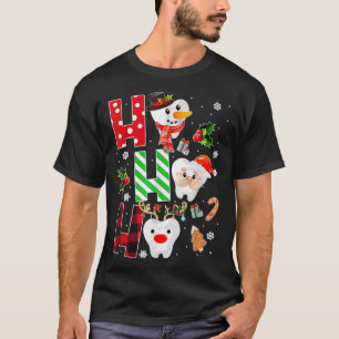 Camiseta Dentistas Navidades divertidos dientes Dental rega