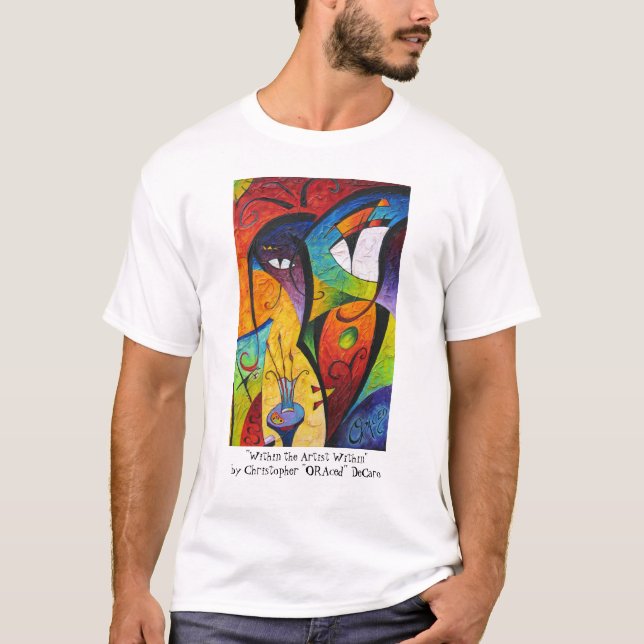 Camiseta Dentro del artista dentro por Christopher - (Anverso)