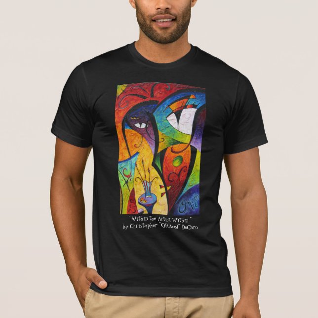 Camiseta "Dentro del artista" por ORAced (Anverso)