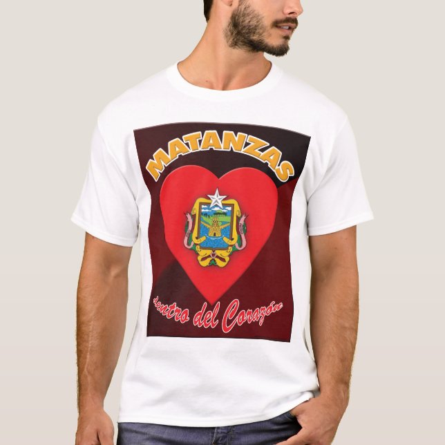 Camiseta Dentro del Corazón T-shirt 2 de Matanzas (Anverso)