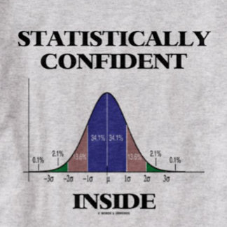 Camiseta Dentro Estadísticamente Confiable (Humor de Curva