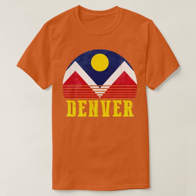 Camiseta Denver Bandera 1 (Diseño del anverso)