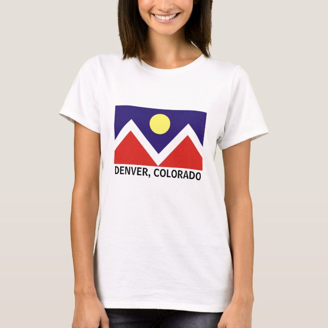 Camiseta Denver, Bandera Colorado (Anverso)