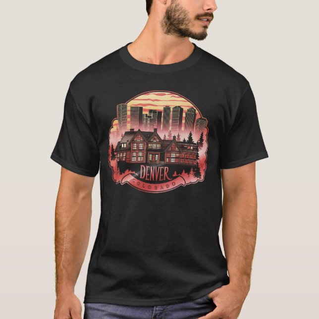 Camiseta Denver City Colorado USA (Anverso)