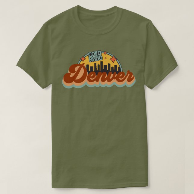 Camiseta Denver, Colorado (Diseño del anverso)