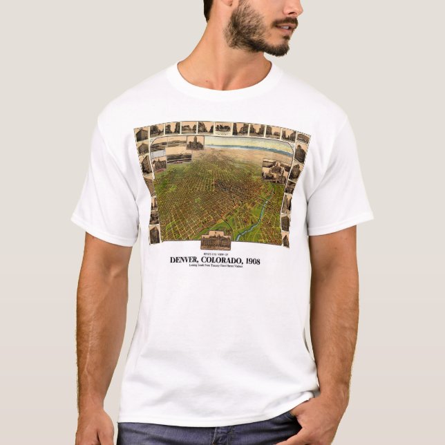 Camiseta Denver, Colorado - 1908 (Anverso)