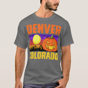 Camiseta Denver Colorado Feliz Halloween Fiesta Ciudad loca