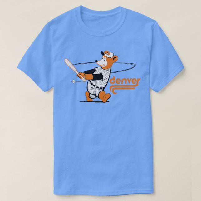 Camiseta Denver Defunct Bears Minor League Baseball 1982 (Diseño del anverso)