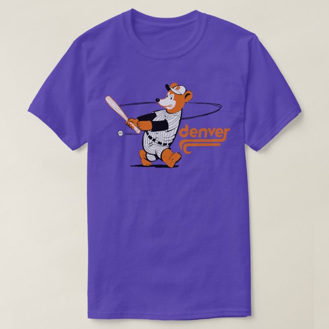 Camiseta Denver Defunct Bears Minor League Baseball 1982 (Diseño del anverso)