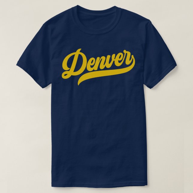 Camiseta Denver Retro Denver Nuggets (Diseño del anverso)