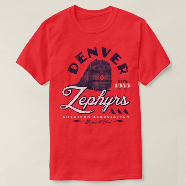 Camiseta Denver Zephyrs (Diseño del anverso)