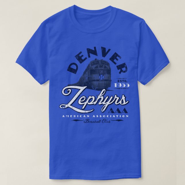 Camiseta Denver Zephyrs (Diseño del anverso)