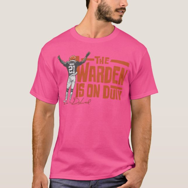 Camiseta Denzel Ward, El Guardián En El Deber (Anverso)