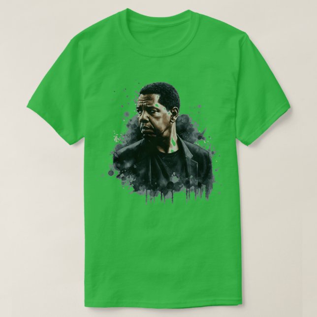 Camiseta Denzel Washington 1 (Diseño del anverso)