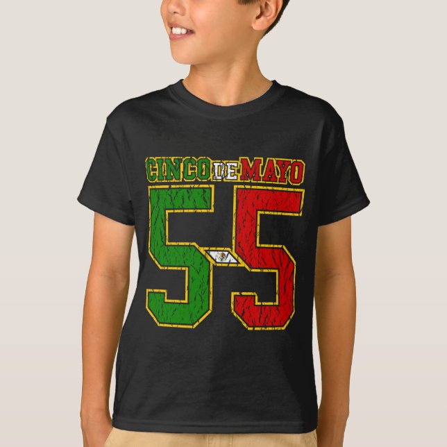 Camiseta Departamento atlético de Cinco De Mayo (Anverso)
