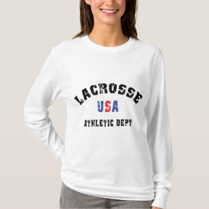 Camiseta Departamento atlético de los E.E.U.U. LaCrosse
