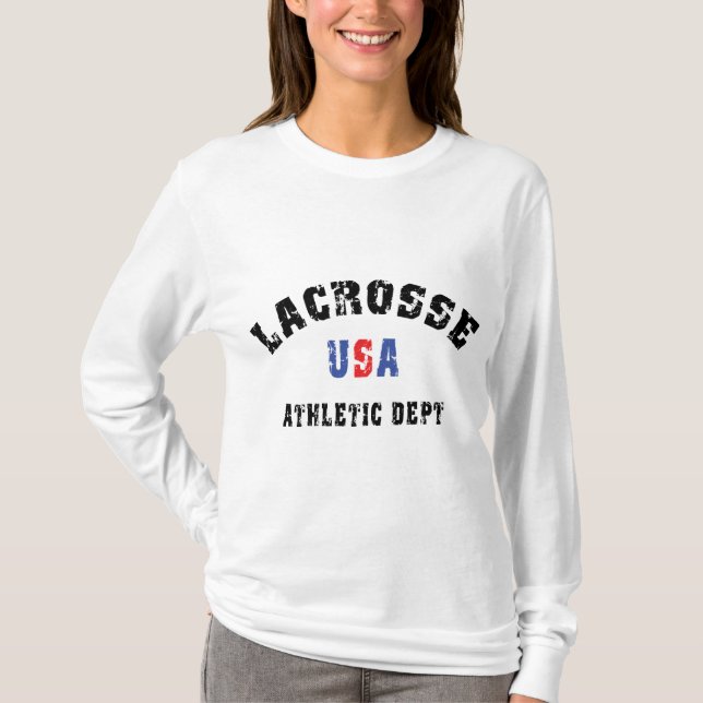 Camiseta Departamento atlético de los E.E.U.U. LaCrosse (Anverso)