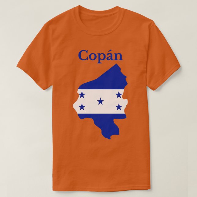 Camiseta Departamento Copan Honduras (Diseño del anverso)
