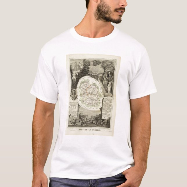 Camiseta Departamento cualquier Lozere (Anverso)