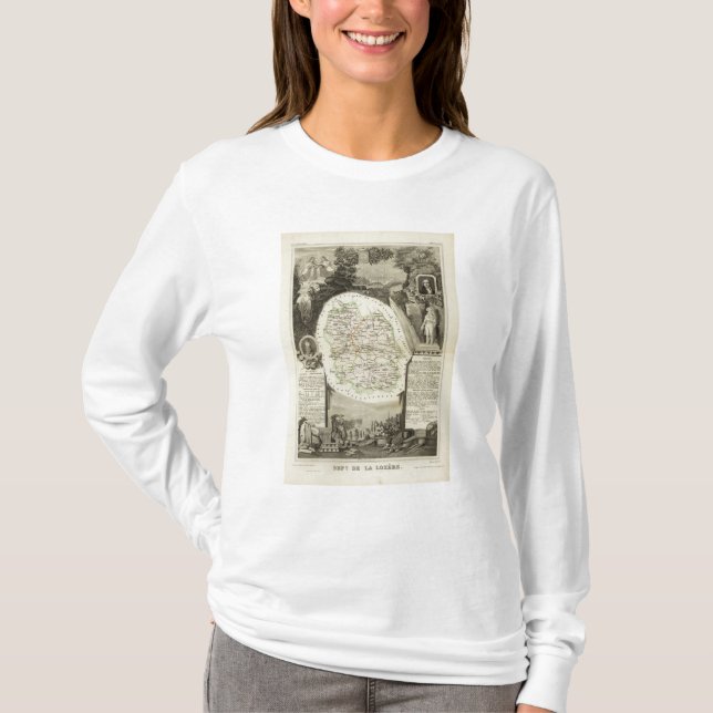 Camiseta Departamento cualquier Lozere (Anverso)