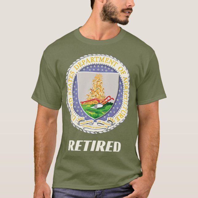 Camiseta Departamento de Agricultura de Estados Unidos reti (Anverso)
