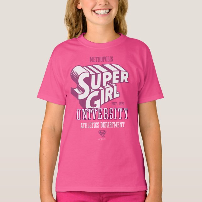 Camiseta Departamento de Atletismo de la Superchica Metropo (Anverso)