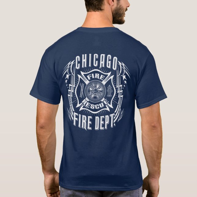 Camiseta Departamento de Bomberos de Chicago (Reverso)