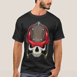 Camiseta Departamento de bomberos de cráneo