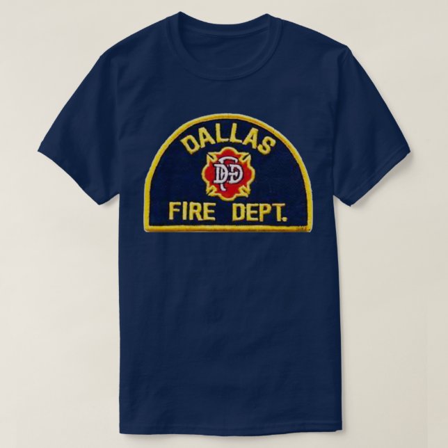 Camiseta Departamento de Bomberos de Dallas Texas (Diseño del anverso)