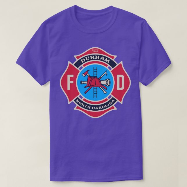 Camiseta Departamento de Bomberos de Durham (Diseño del anverso)