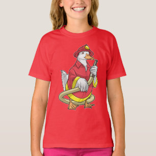 Camiseta Departamento de bomberos de la manguera de bombero