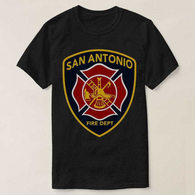 Camiseta Departamento de Bomberos de San Antonio  (Diseño del anverso)
