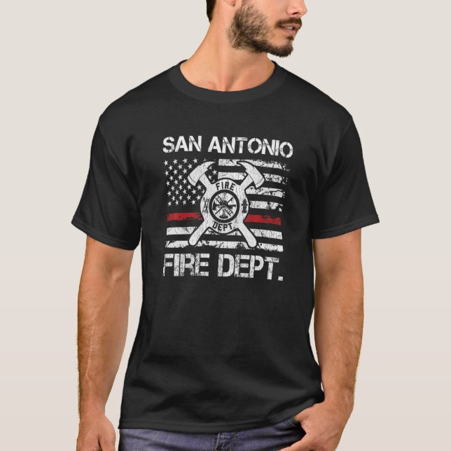 Camiseta Departamento de Bomberos de Texas de San Antonio (Anverso)