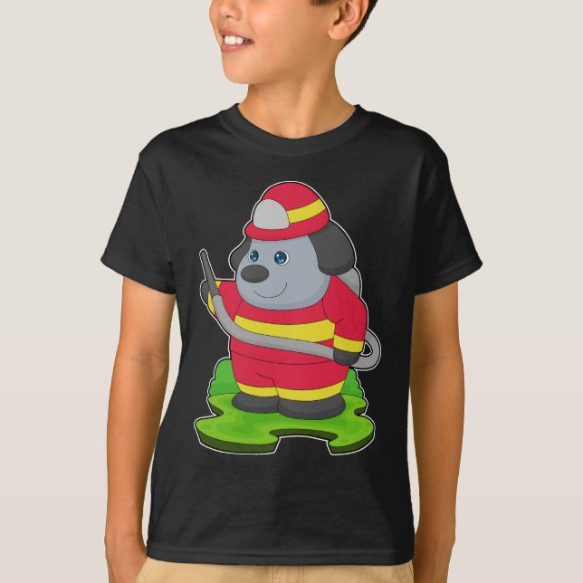 Camiseta Departamento de bomberos para perros (Anverso)