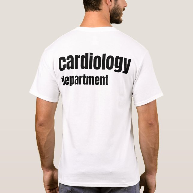 Camiseta Departamento de Cardiología Enfermero de cardiólog (Reverso)