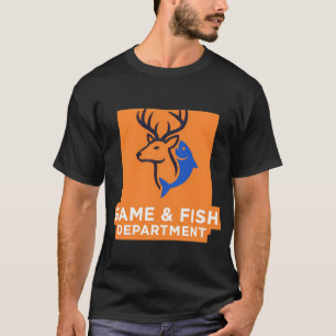 Camiseta Departamento de Caza y Pesca Simple pero Poderoso