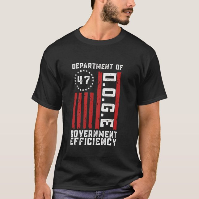 Camiseta Departamento De Eficiencia Gubernamental (Anverso)