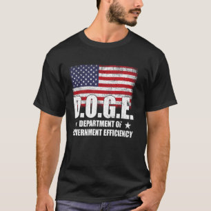 Camiseta Departamento de Eficiencia Gubernamental DOGE D.O.