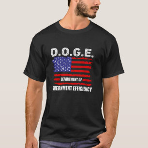 Camiseta Departamento de Eficiencia Gubernamental DOGE D.O.